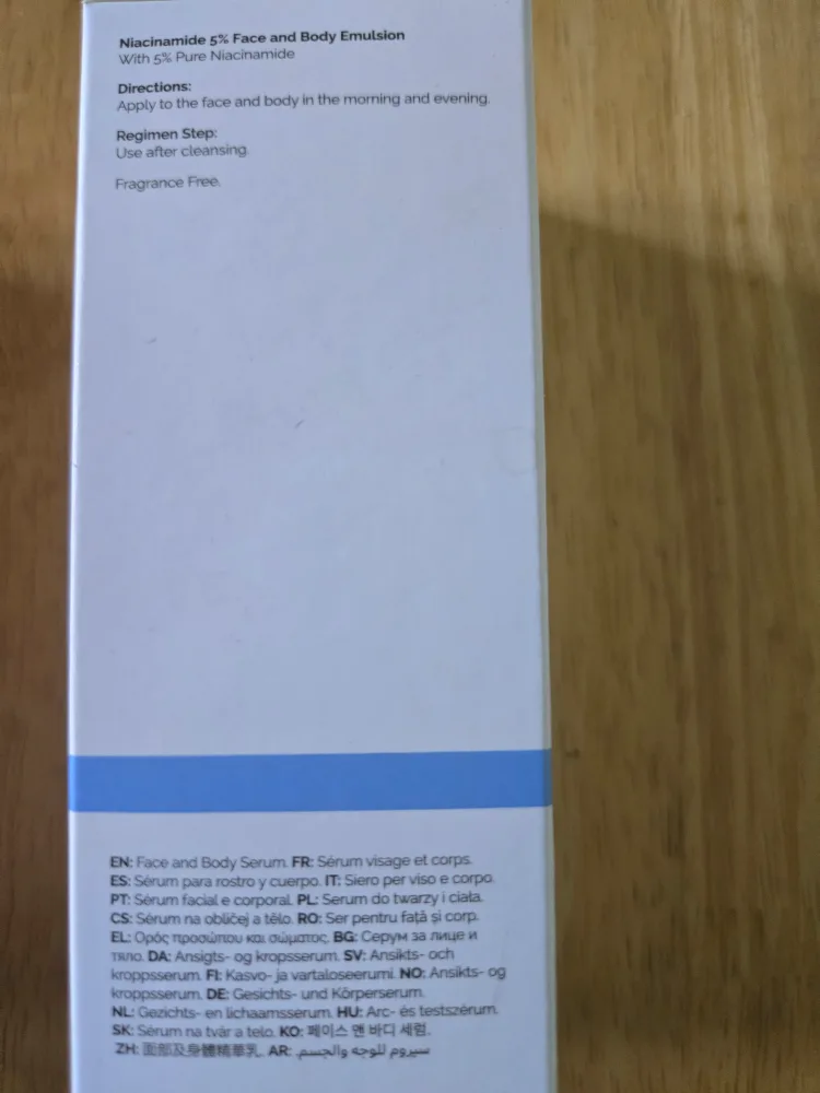 The Ordinary Niacinamide 5% Face and Body Emulsion image indicator(2)