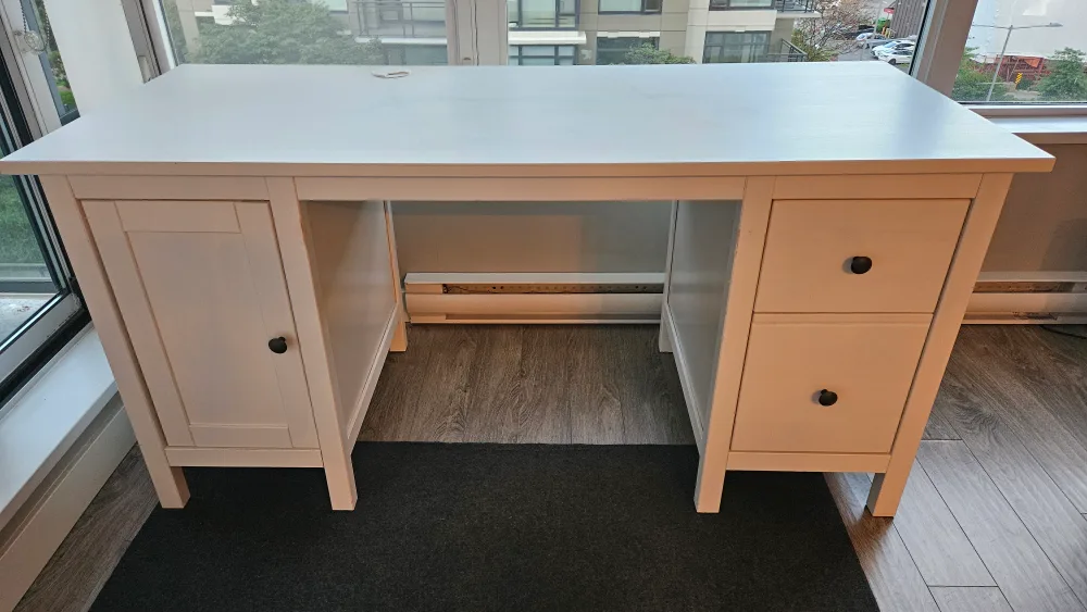 IKEA Hemnes Desk - White thumbnail