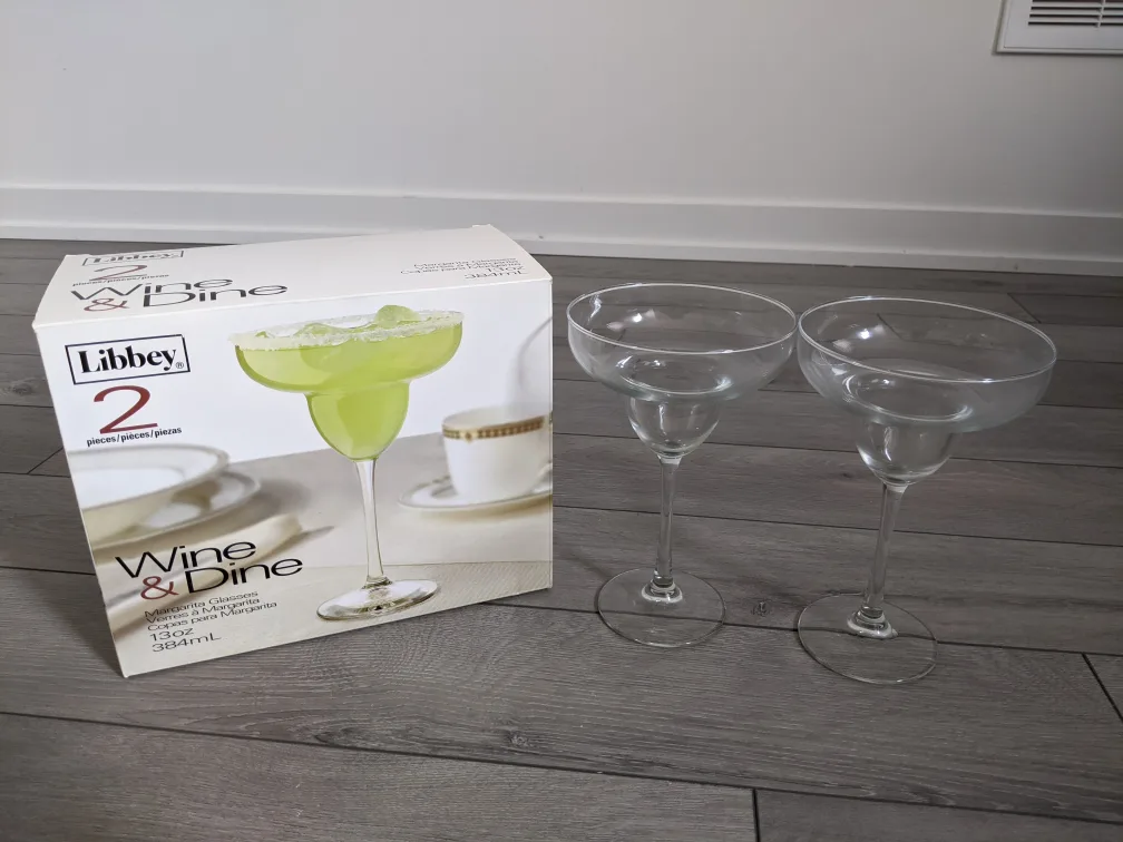 Brand New Wine & Dine Margarita Glasses (Set of 2) thumbnail