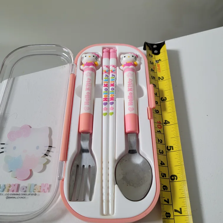 Japan Hello Kitty Stainless Utensils Set image indicator(5)