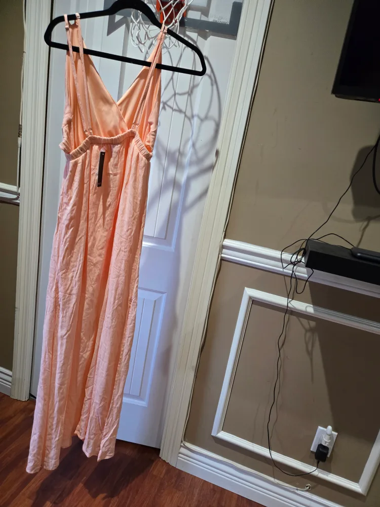 Forever 21 Peach Dress - Size L/G thumbnail