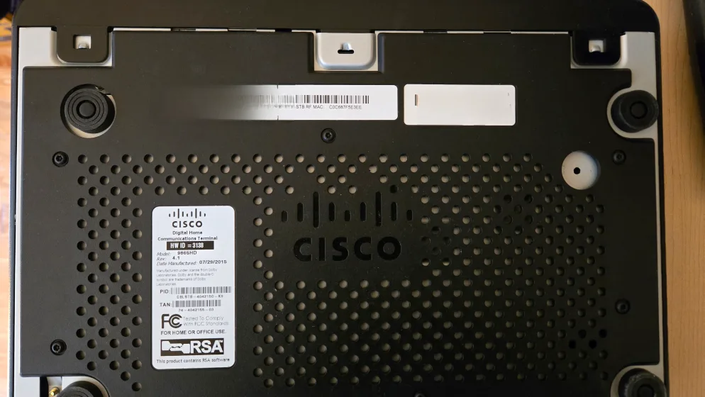 Cisco Nextbox 9865HD Digital Home Terminal image indicator(2)