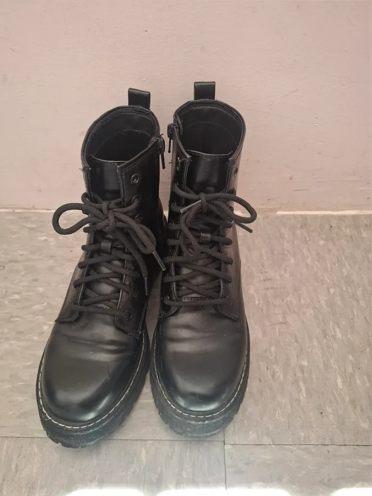 MOVING SALE! Black Ankle Boots, Size 8 thumbnail