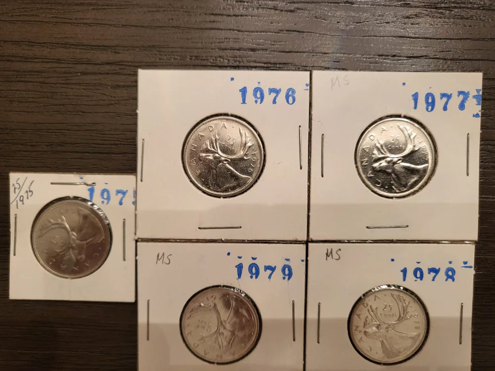 Vintage Canadian Quarter Collection (1975-1979) thumbnail