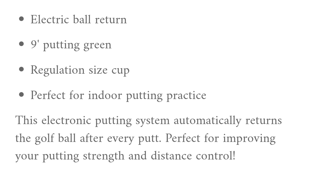 Electric Putting Green Mat - photo 4