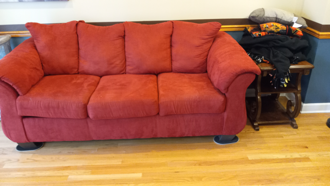 burgundy Red Sleeper Sofa