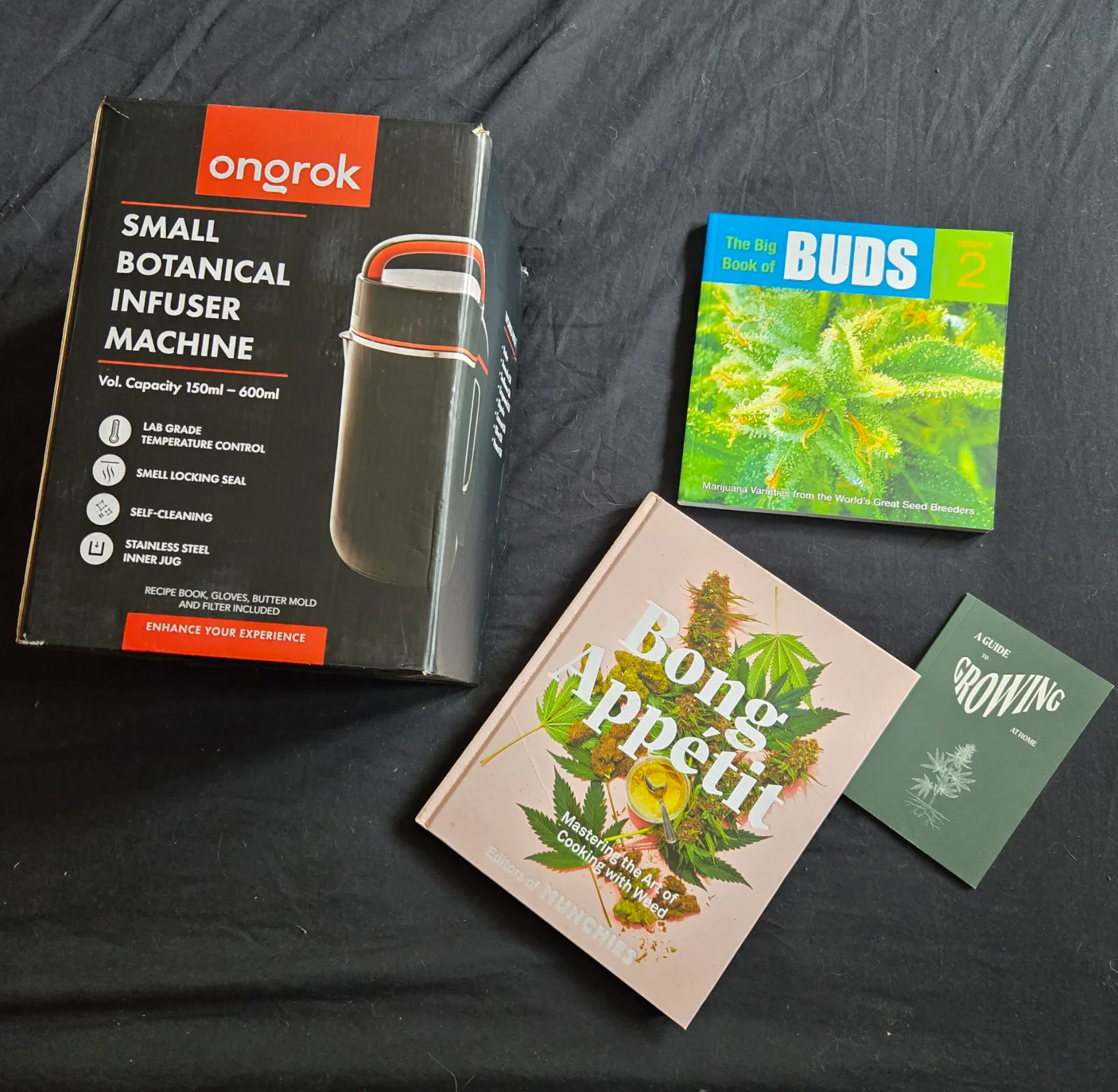 Ongrok Botanical Infuser Machine + Weed Books thumbnail