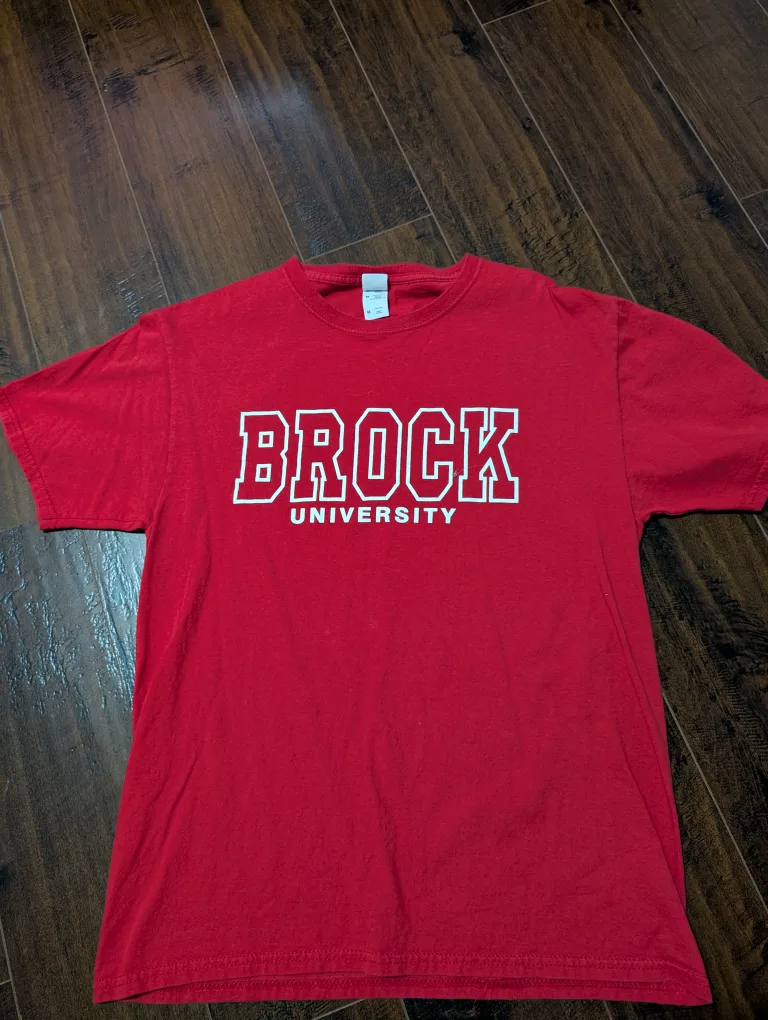 Brock University T-Shirt - Red, Size M thumbnail