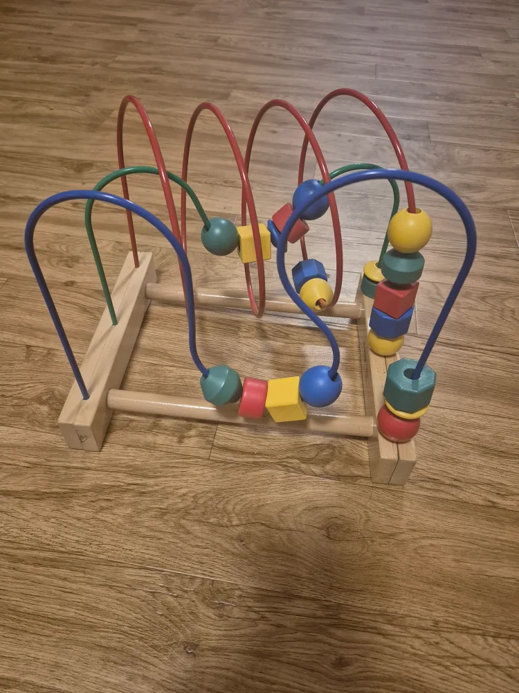 IKEA MULA Bead Roller Coaster toy. thumbnail