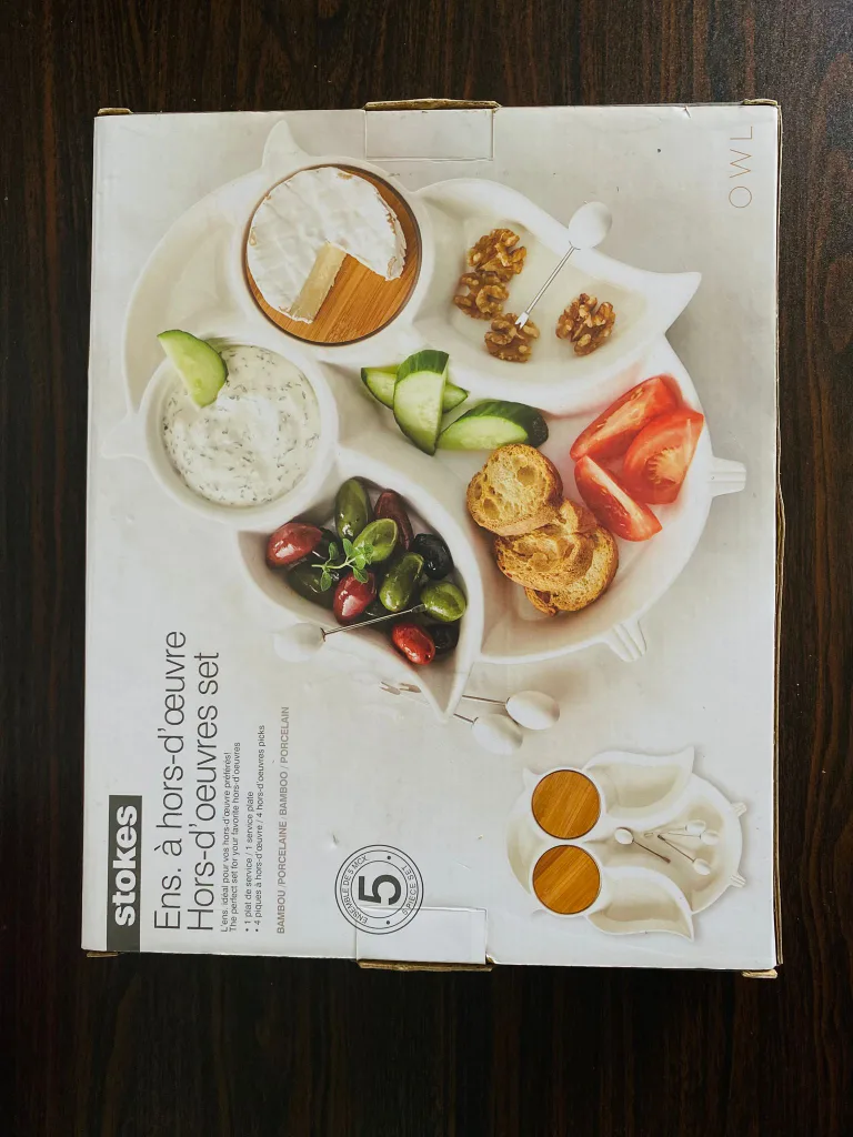 Stokes Owl Hors D'oeuvres Set - New in Box!🇨🇦🧡 image indicator(4)