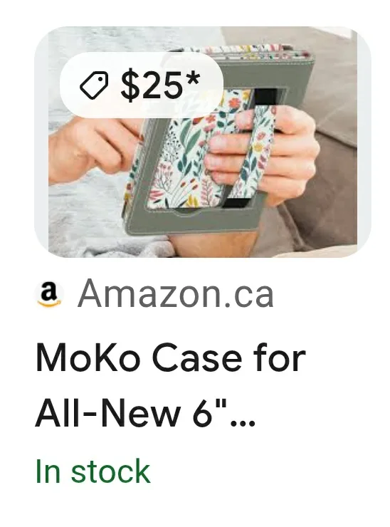 MoKo Case for All-New 6" Kindle - Floral image indicator(3)