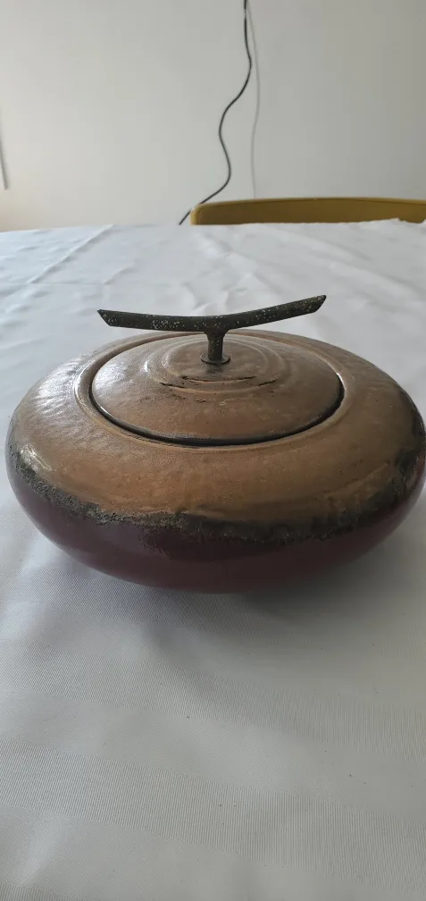 Decorative Ceramic Lidded Bowl thumbnail
