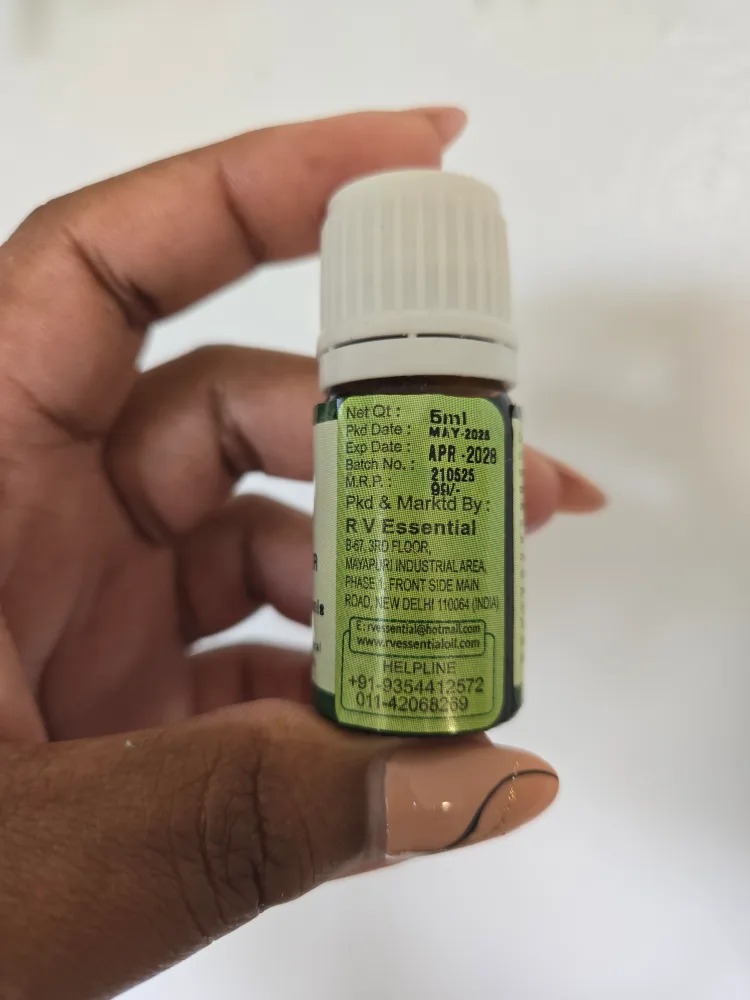 RV Essential Pure Castor Carrier Oil 5ml✨️🪔 image indicator(3)