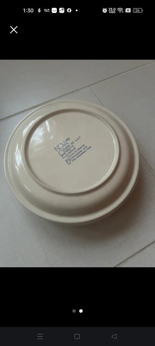 Nova Cafe Au Lait Japan Plates -5 pieces price, 5$ 🧡 image indicator(2)