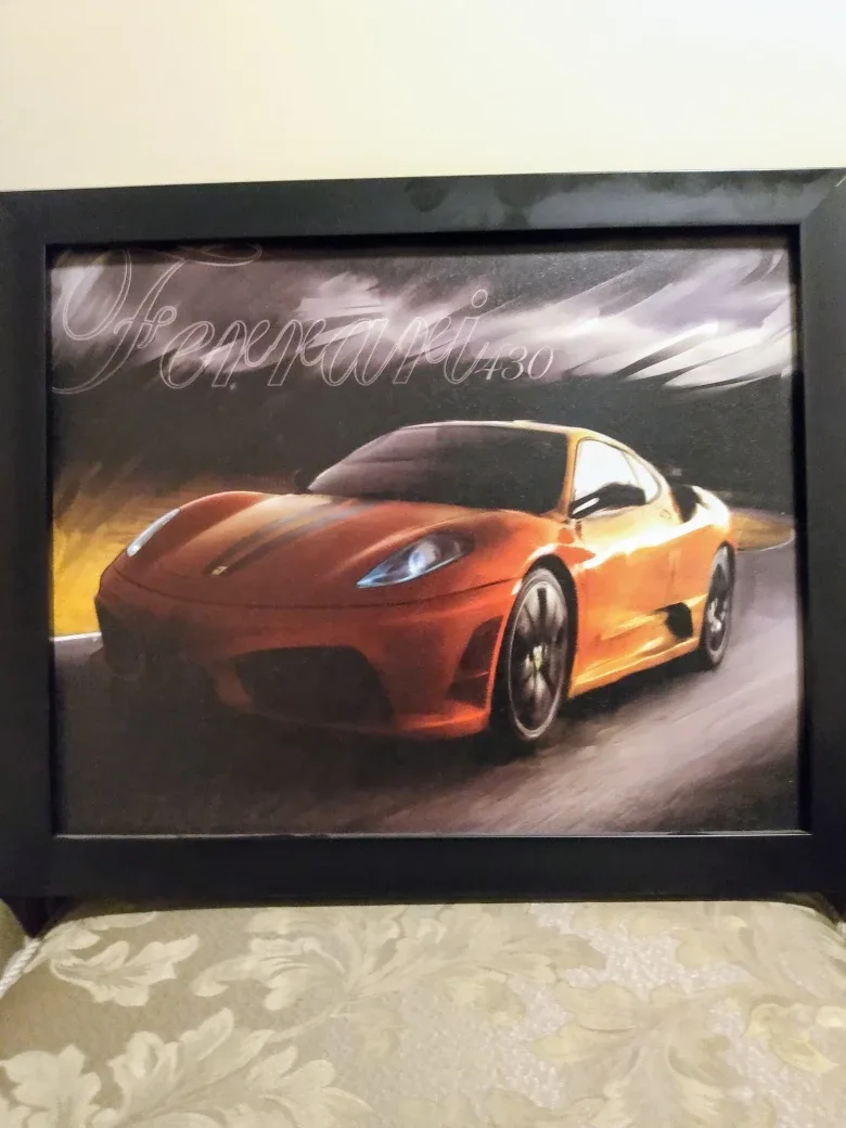 Large Ferrari 430 Framed Print thumbnail