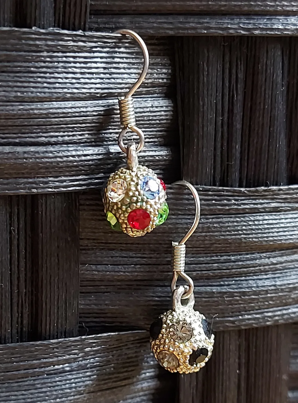 Sparkly Ball Drop Earrings thumbnail