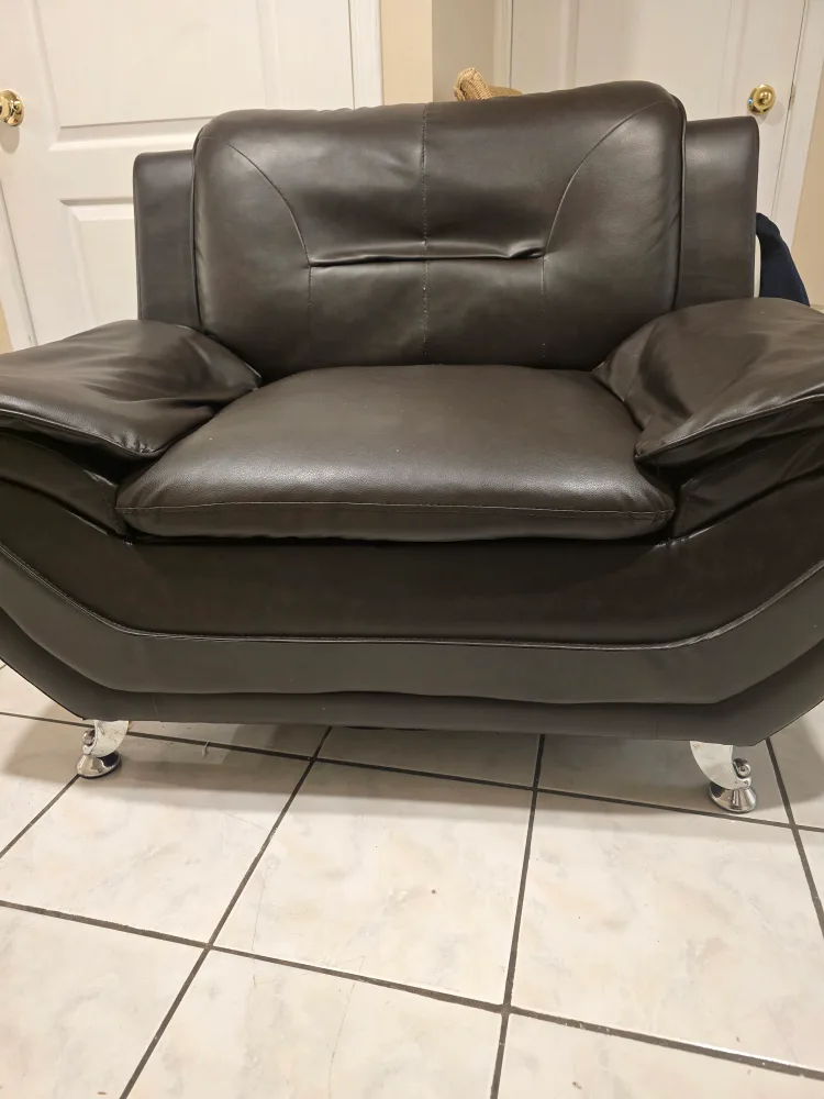 Brown Leather Armchair thumbnail