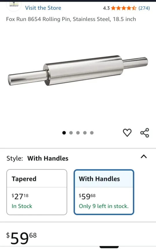 Stainless Steel Rolling Pin image indicator(6)