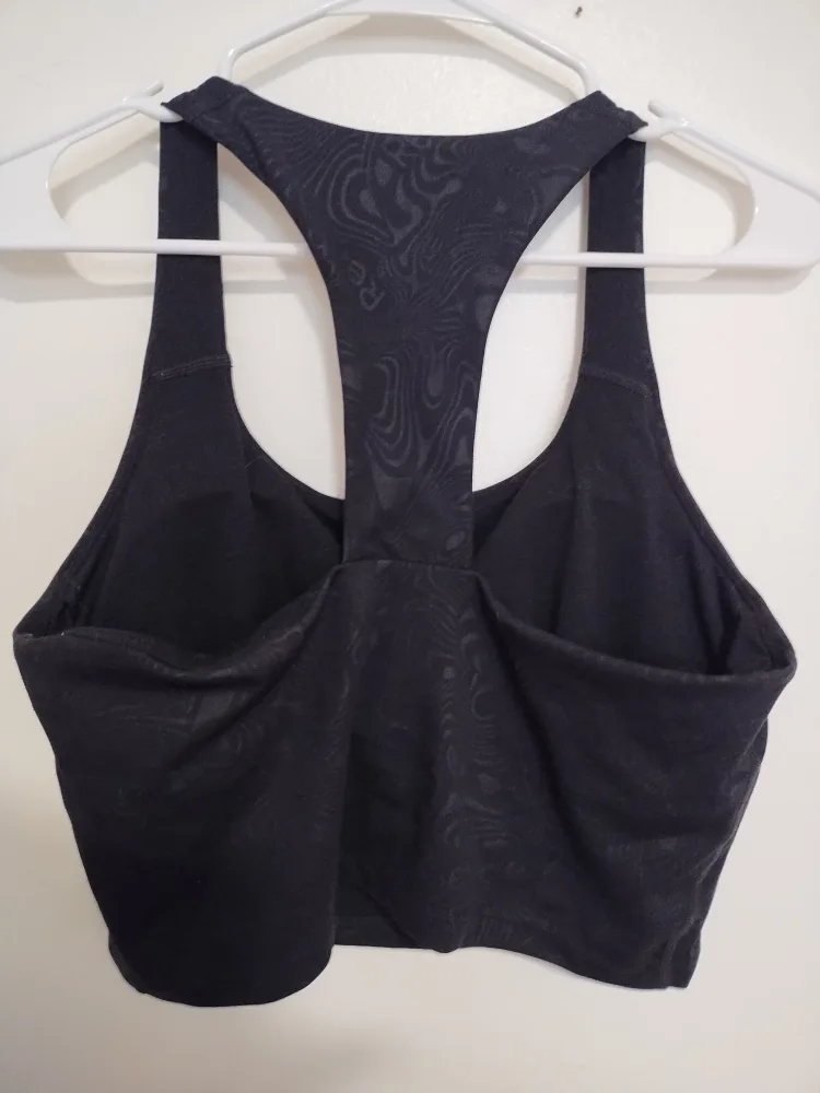 Reebok Black Sports Bra crop top Large image indicator(2)
