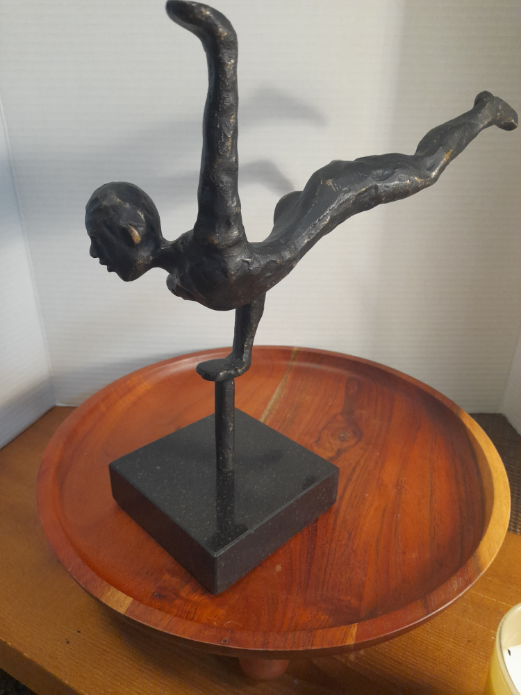 Bronze Gymnastics Statue
