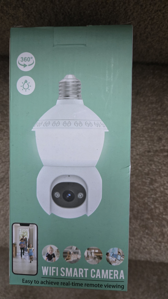 WiFi Smart Camera Light Bulb 360°