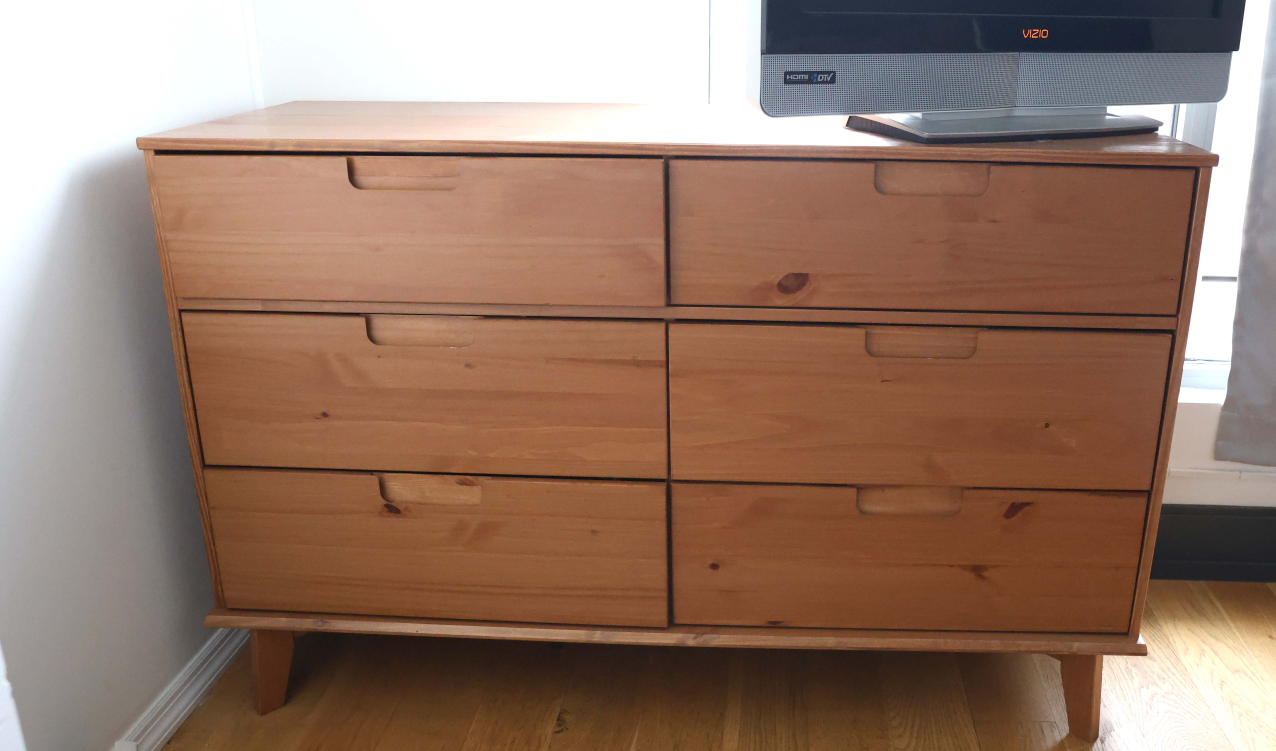 Wooden 6-Drawer Dresser - photo 2