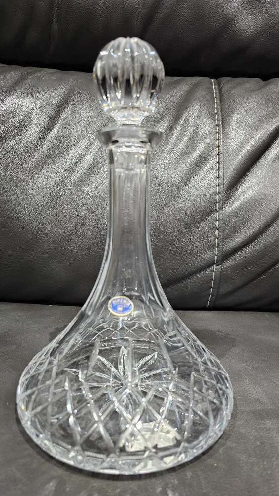 Bohemia Czech Republic Crystal Decanter thumbnail