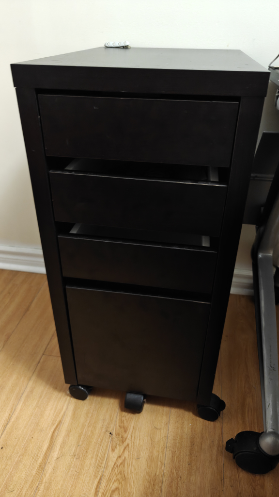 IKEA MICKE Black-Brown Drawer Unit - photo 2