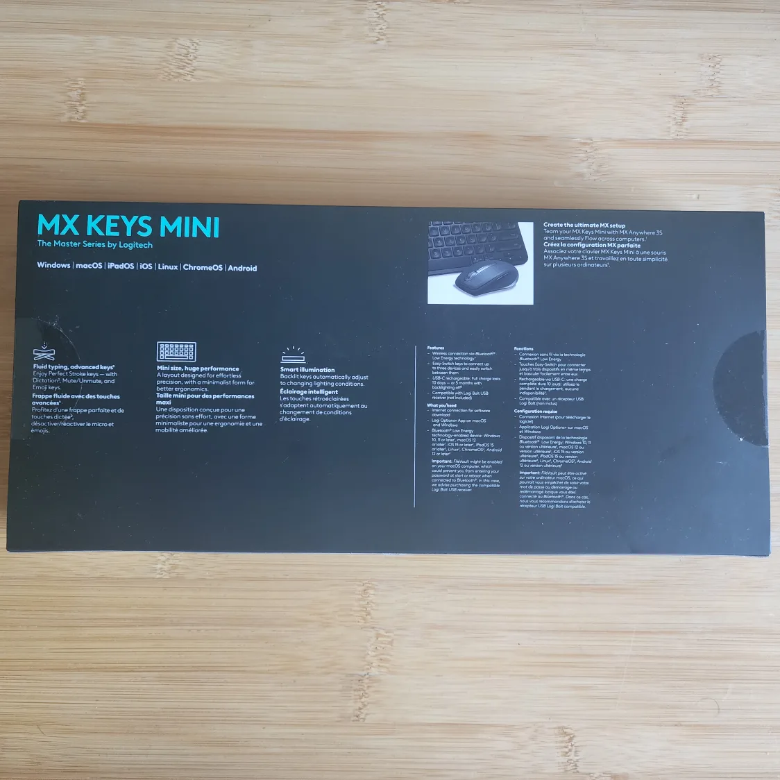 New Logitech MX Keys Mini Wireless Keyboard - Black image indicator(2)