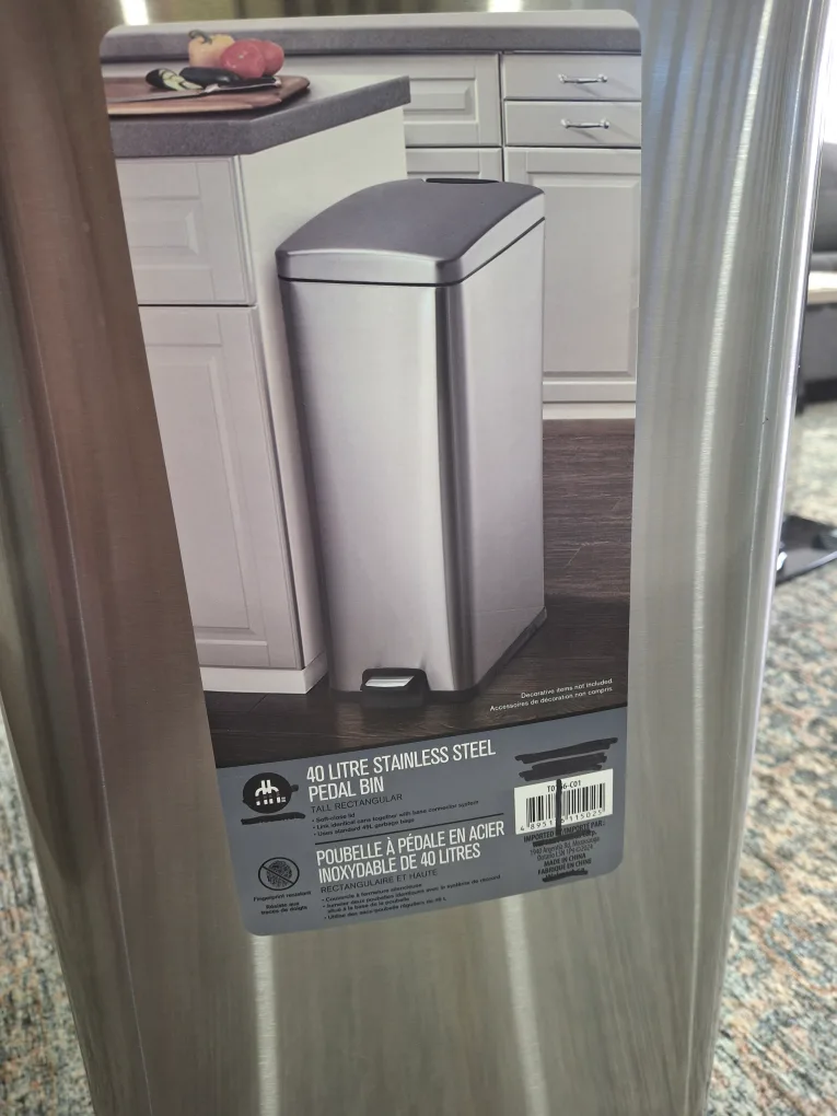 40 Litre Stainless Steel Pedal Bin thumbnail