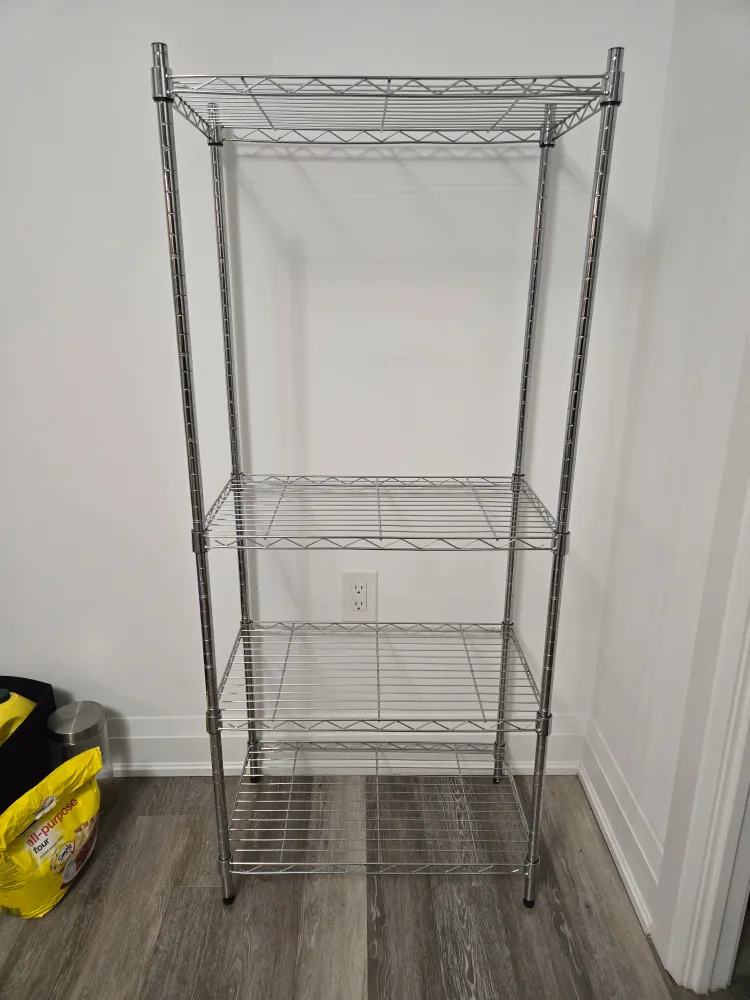 Chrome Wire Shelving Unit thumbnail