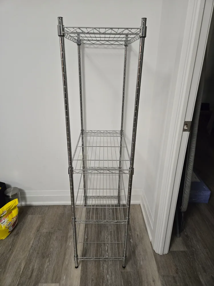 Chrome Wire Shelving Unit image indicator(2)