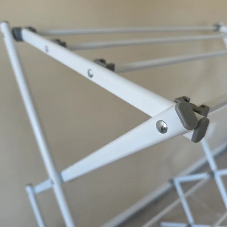White Folding Clothes Drying Rack image indicator(3)