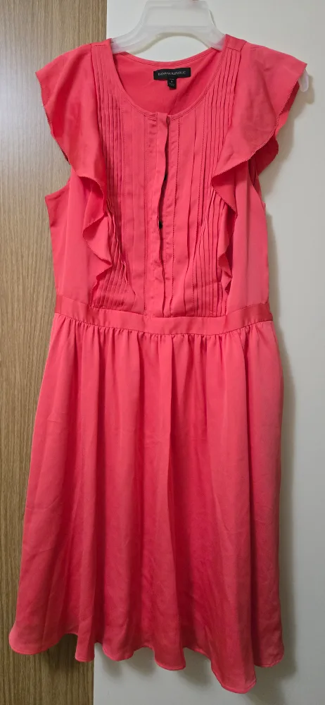 Banana Republic Coral Dress - Size 8 thumbnail