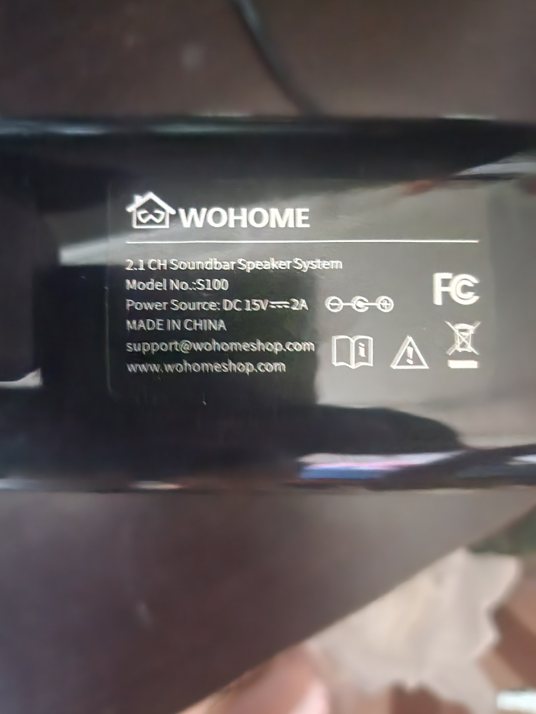 WOHOME S100 2.1 CH Soundbar Speaker System - photo 2