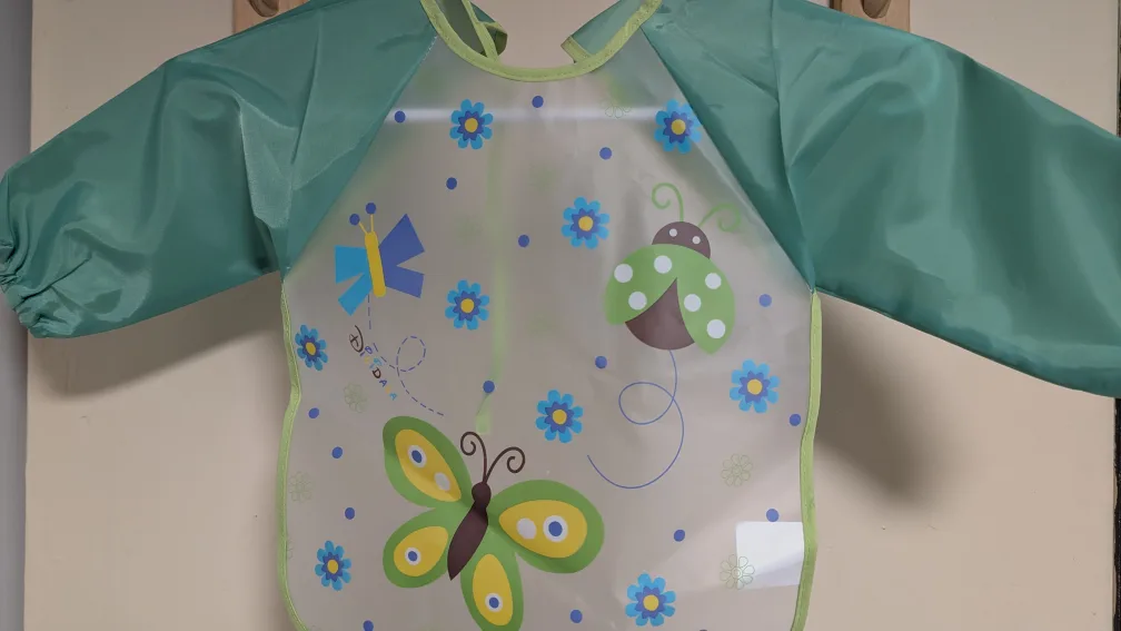 Kids Washable Long Sleeve Bibs - Set of 3 ~ *NEW* image indicator(4)