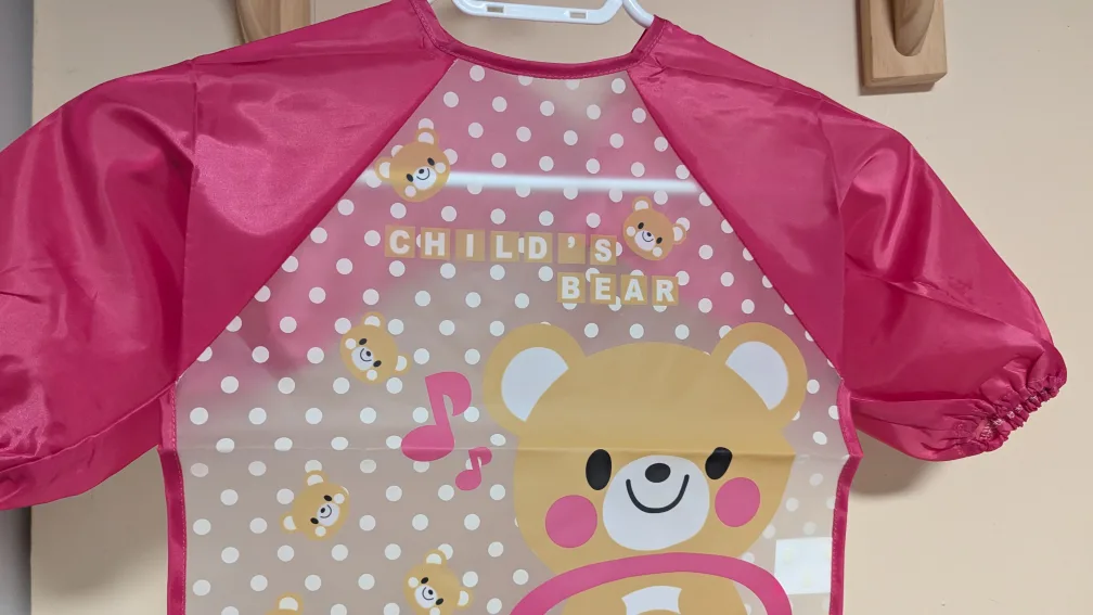 Kids Washable Long Sleeve Bibs - Set of 3 ~ *NEW* image indicator(6)