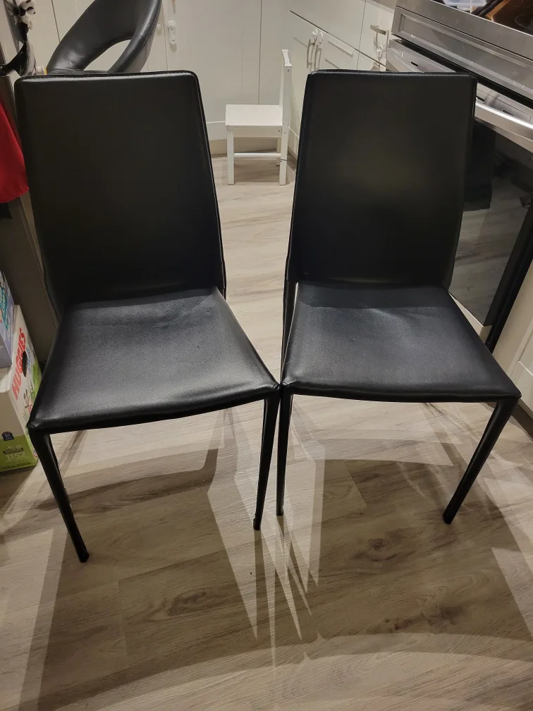 FREE - Black Dining Chairs - Set of 2 thumbnail