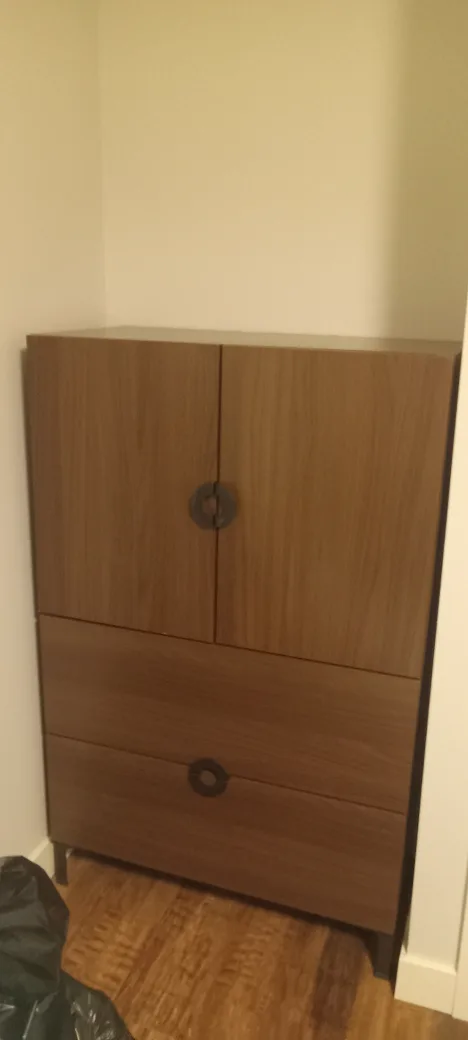 FREE!! Wooden Cabinet with Drawers & Side Table thumbnail