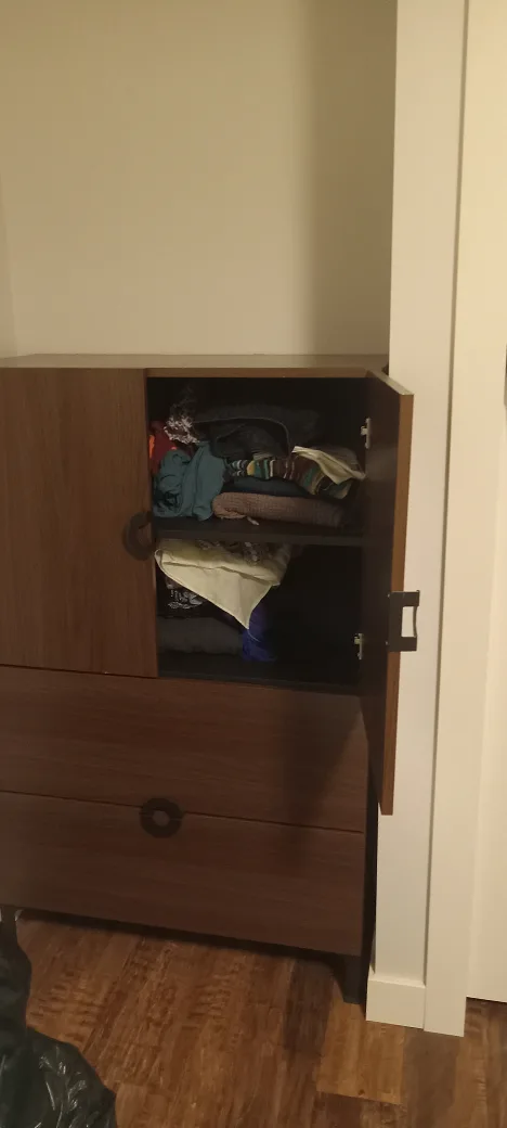 FREE!! Wooden Cabinet with Drawers & Side Table image indicator(2)