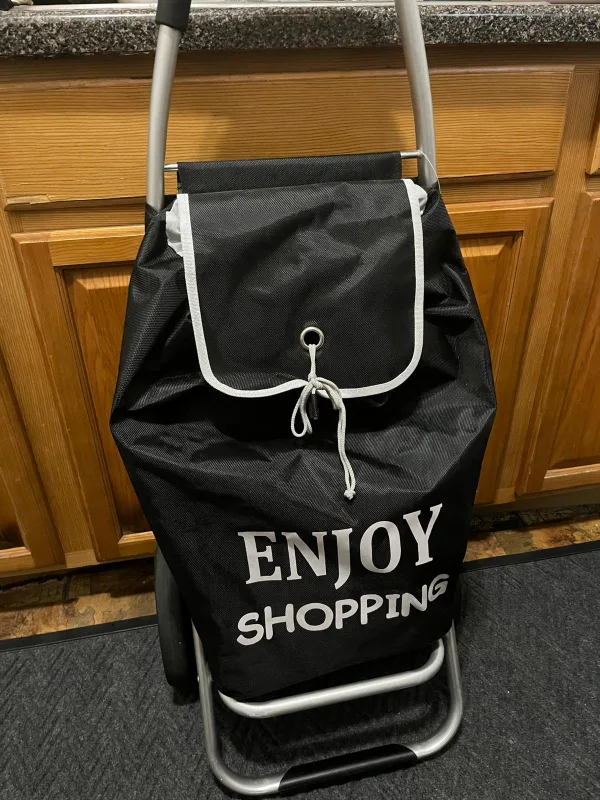 Enjoy Shopping Cart - Black thumbnail
