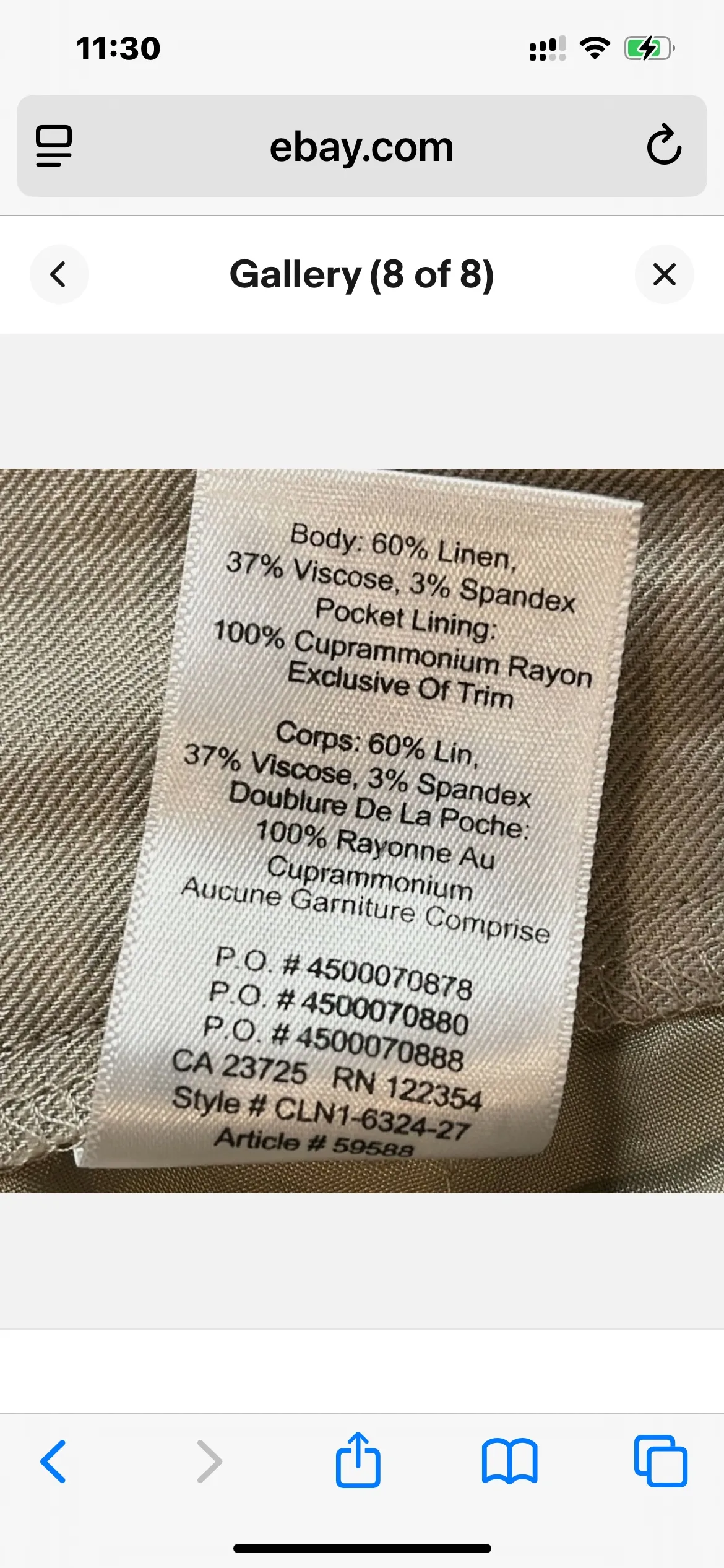 Babaton Linen Blend Pant image indicator(6)