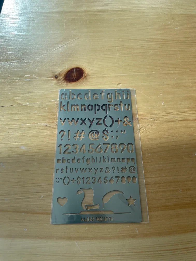 Alphabet & Number Stencil thumbnail