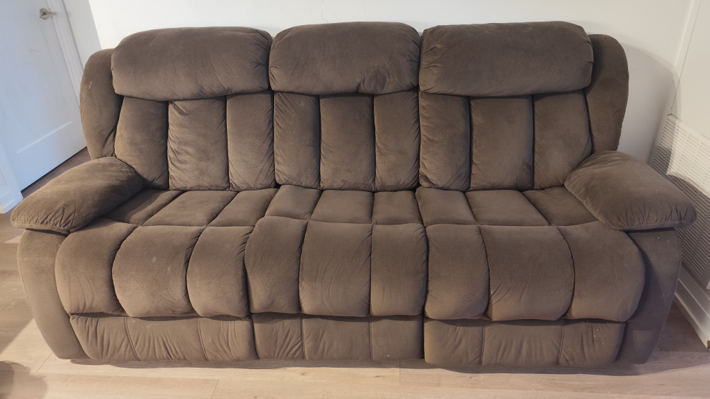 Brown Reclining Sofa & Loveseat Set