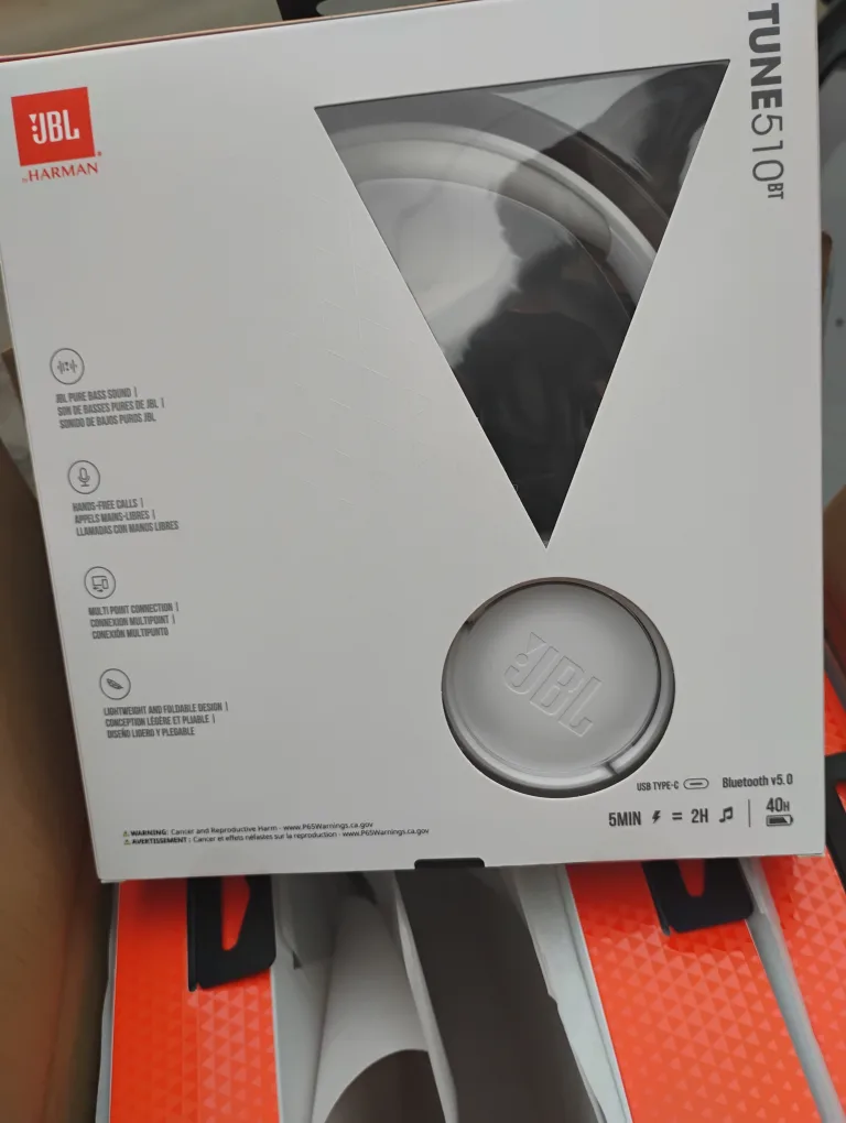 New JBL Tune 510BT Wireless Headphones - White image indicator(2)