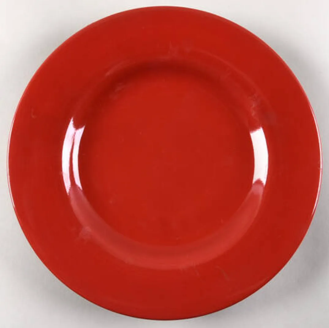 Tabletops Gallery Barcelona 2 Red Charger Plates thumbnail