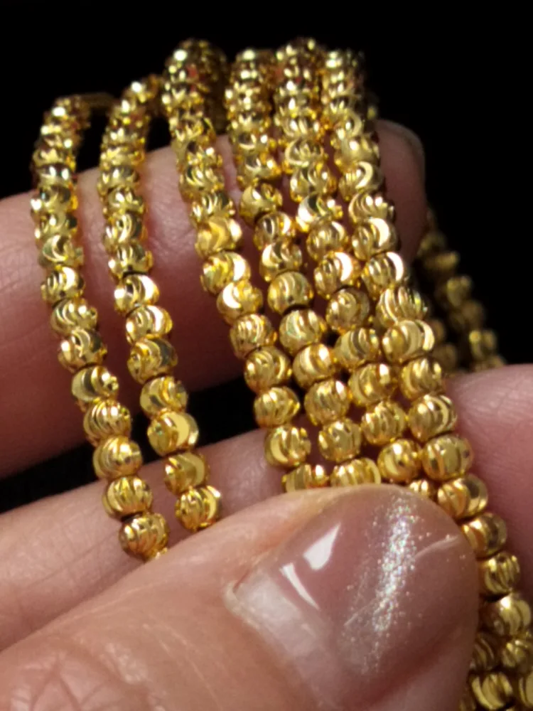 Gold Tone Shining Bangle Bracelet Set thumbnail
