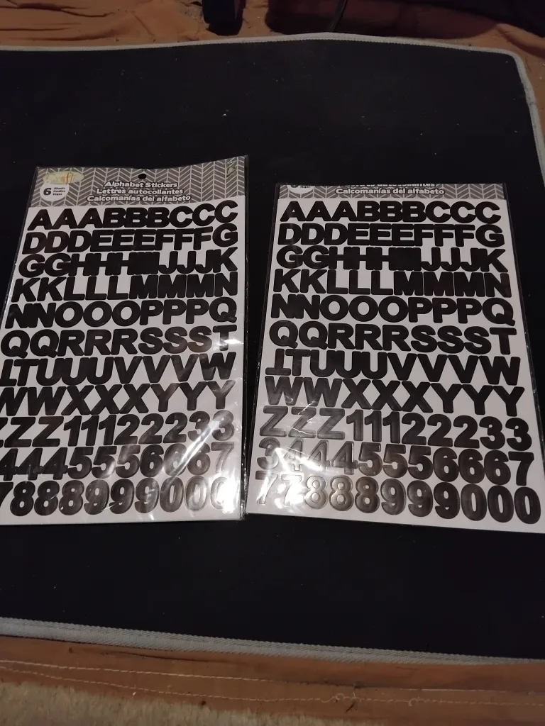 Alphabet Stickers - 6 Sheets thumbnail