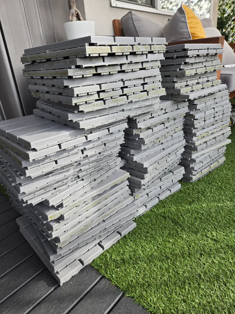 79 ikea runnen light grey tiles 1ft x 1ft image indicator(8)