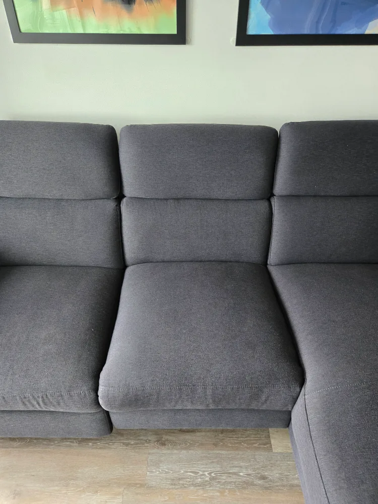 Grey 3-Seater Sofa with Chaise Lounge image indicator(4)